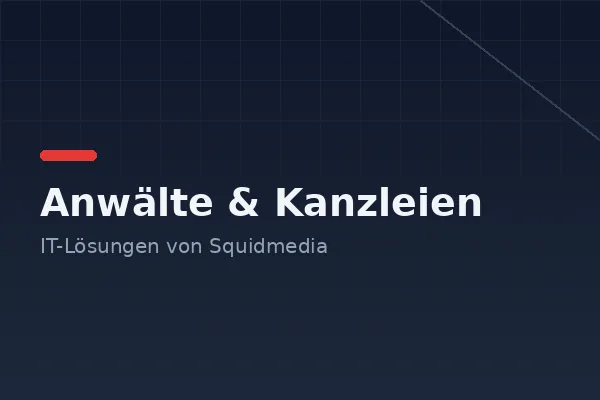 Anwaltskanzlei mit professioneller Arbeitsumgebung